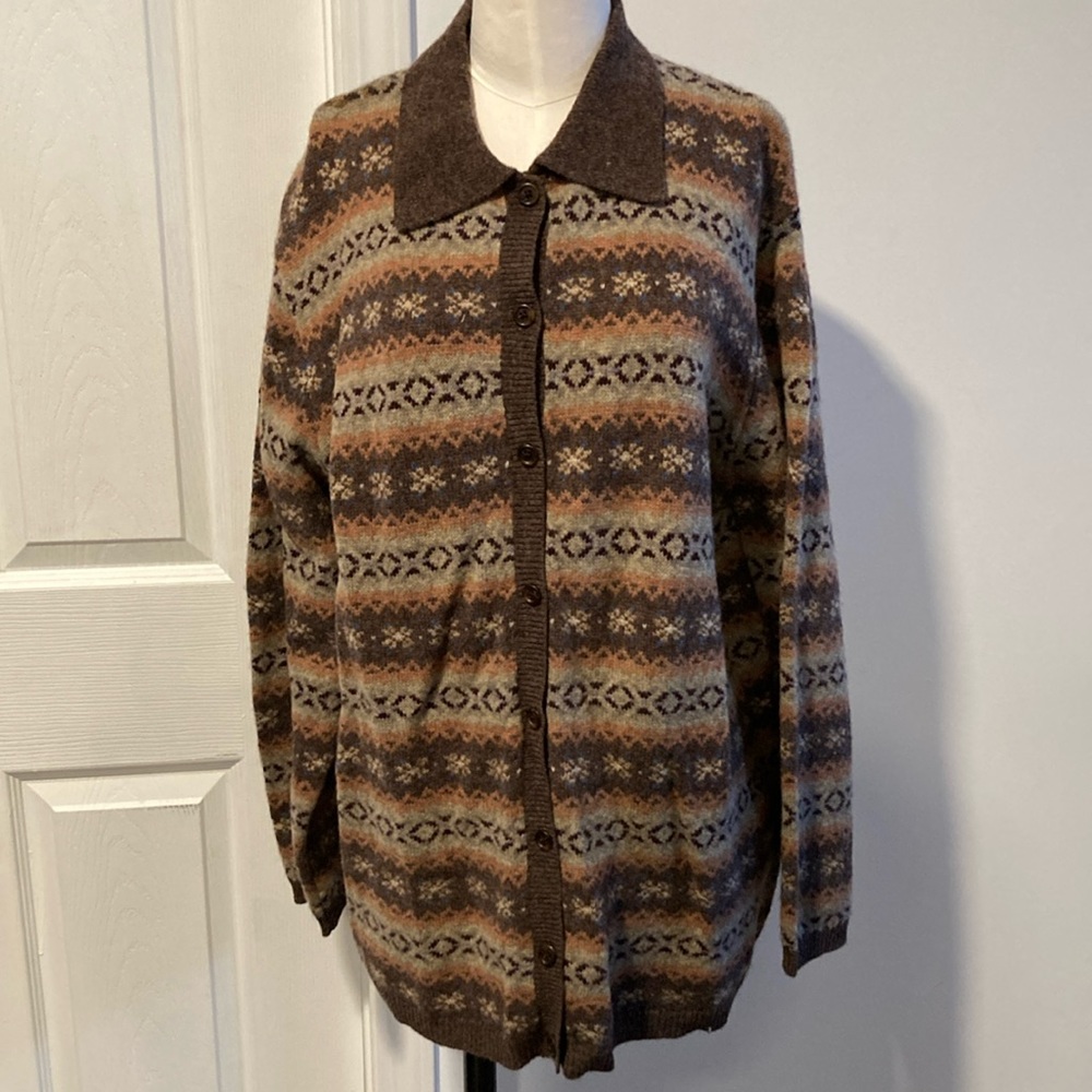 Lauren Ralph Lauren lambswool fair isle sweater 2X